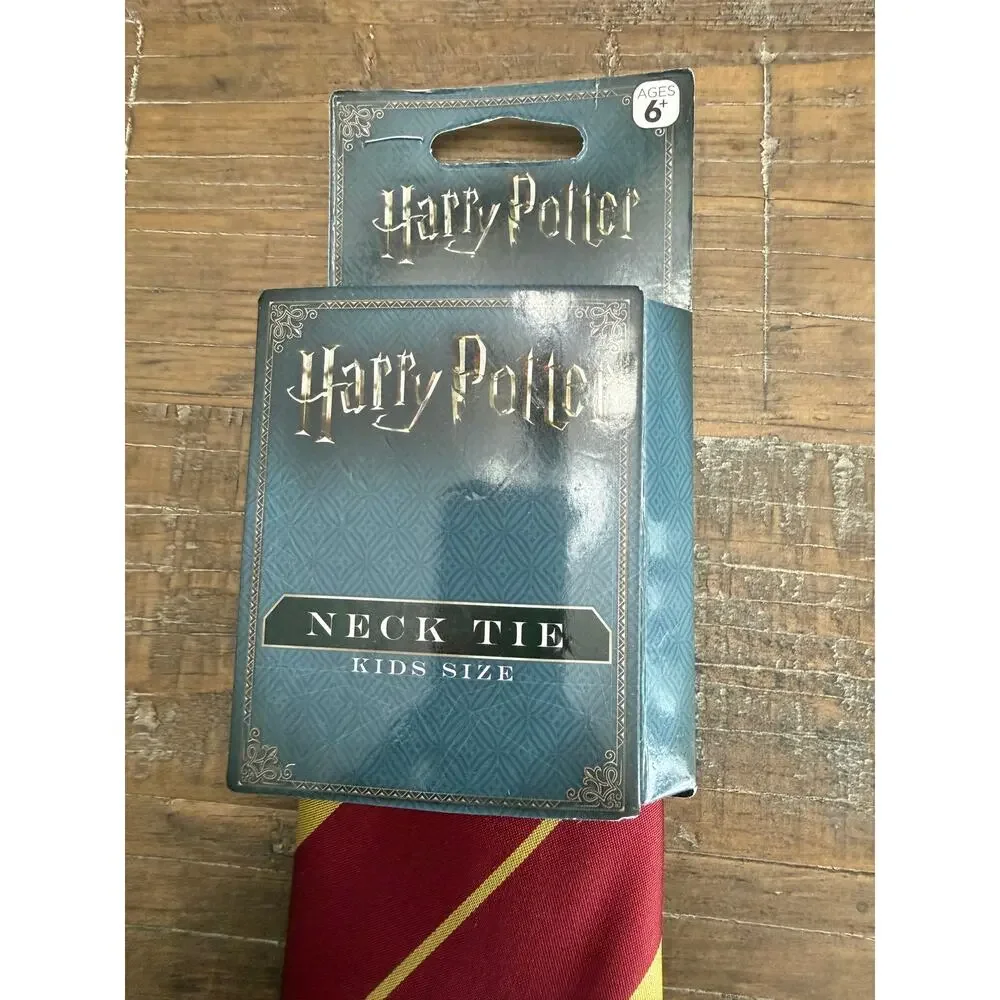 Harry Potter Kids Tie Gryffindor Red Gold Striped Costume Neck Tie Youth